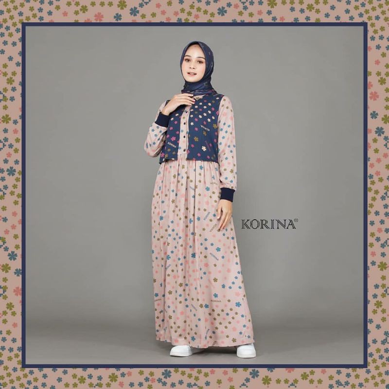 Gamis korina/Vest Dress by@korina