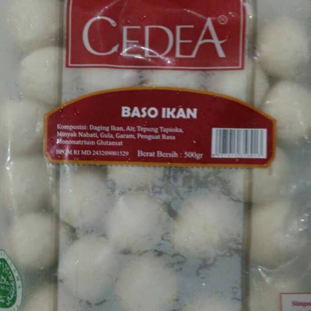 

Cedea baso ikan 500 gram