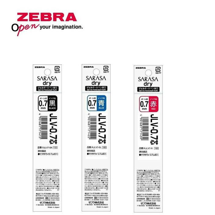 

Dijual Refill Sarasa Dry Jlv 05 & 07 - Biru, 05 Bagus