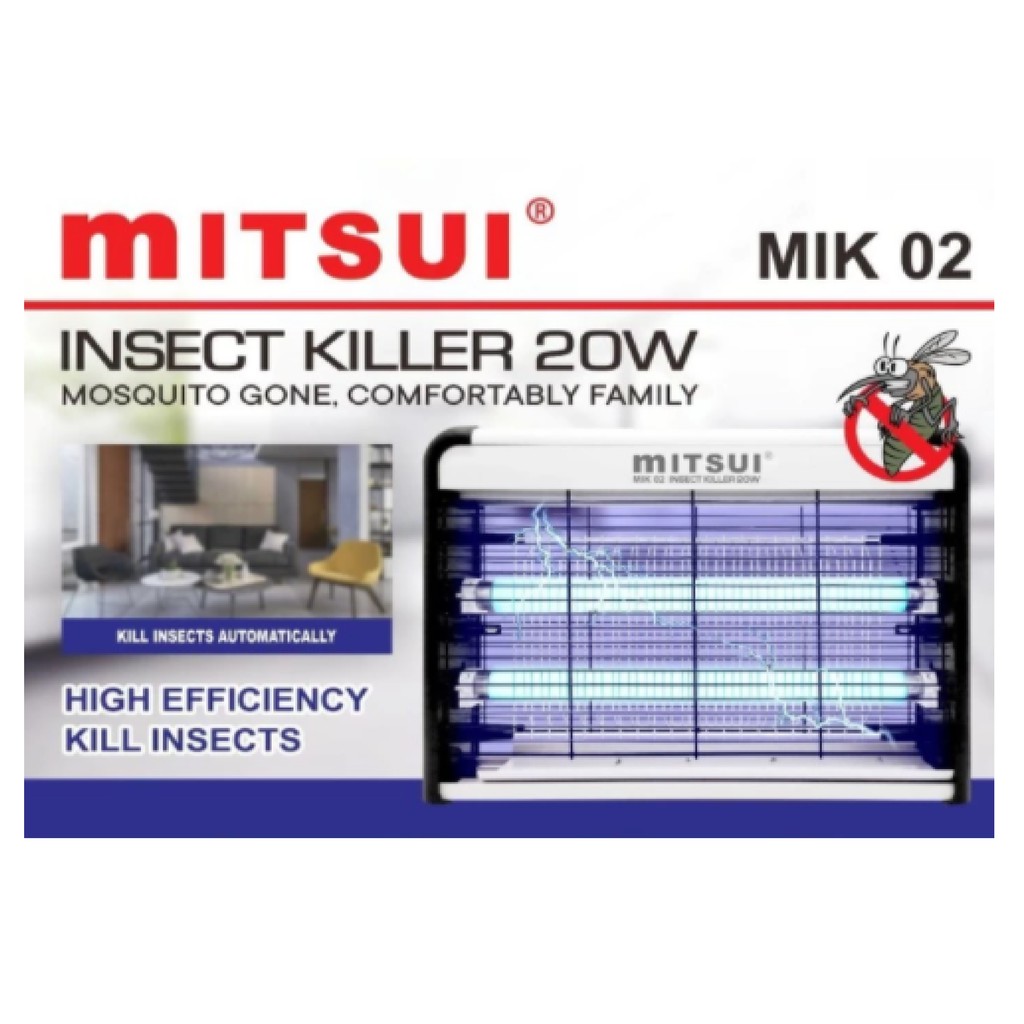 INSECT KILLER / PERANGKAP NYAMUK SERANGGA MITSUI MIK 02 20 WATT