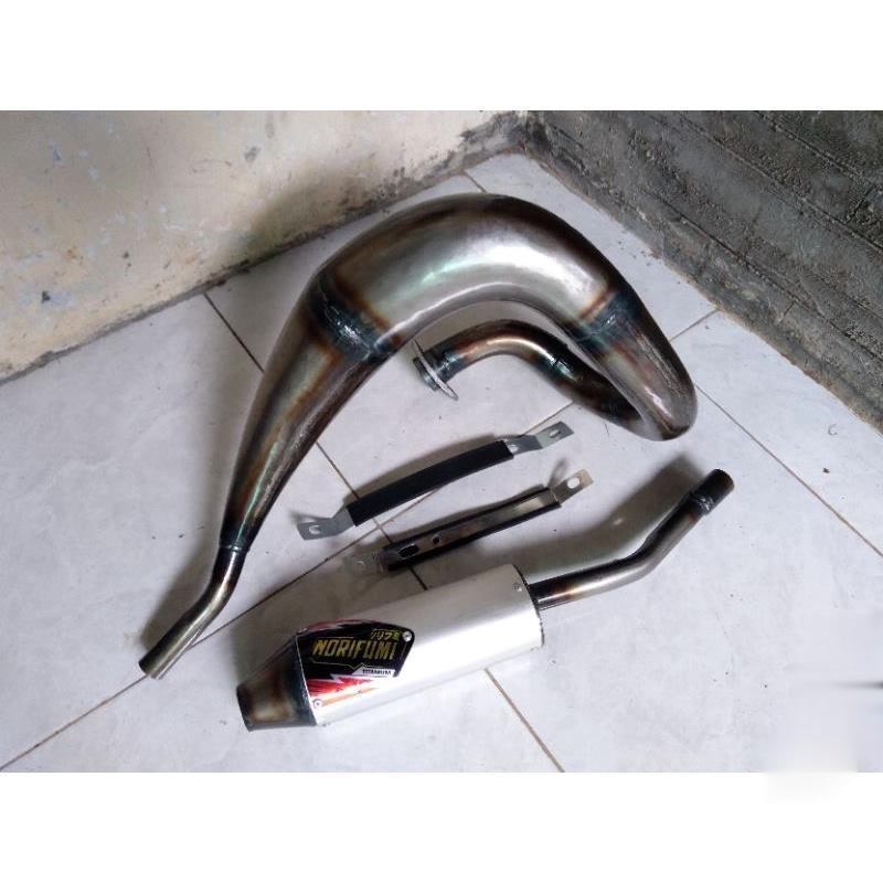 Knalpot Ninja Rx king Trail Udang Racing 2tak r ss Rangka Klx Ktm Ts Dt100 Gtx