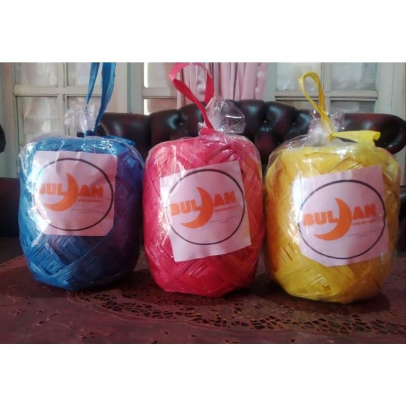 Tali Plastik Warna 1/2kg / Tali Rafia Warna 500gr