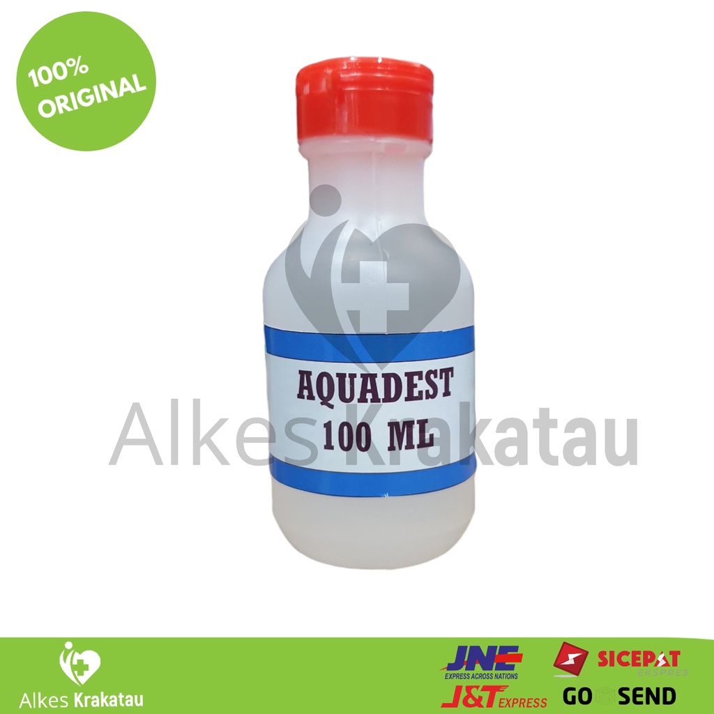 Aquadest 100ml / Aquades 100 ml / Air Suling