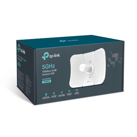 TP-LINK CPE605 5GHZ 150MBps 23Dbi OUTDOOR CPE - 605