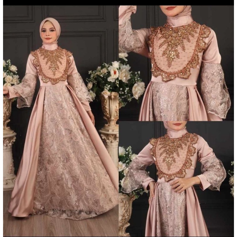 gaun pesta premium terbaru