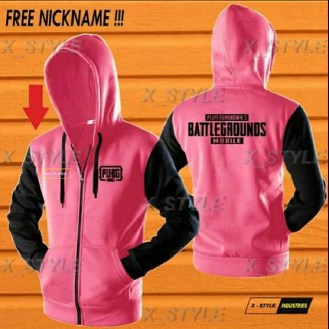 Jaket zipper pubg free nickname player