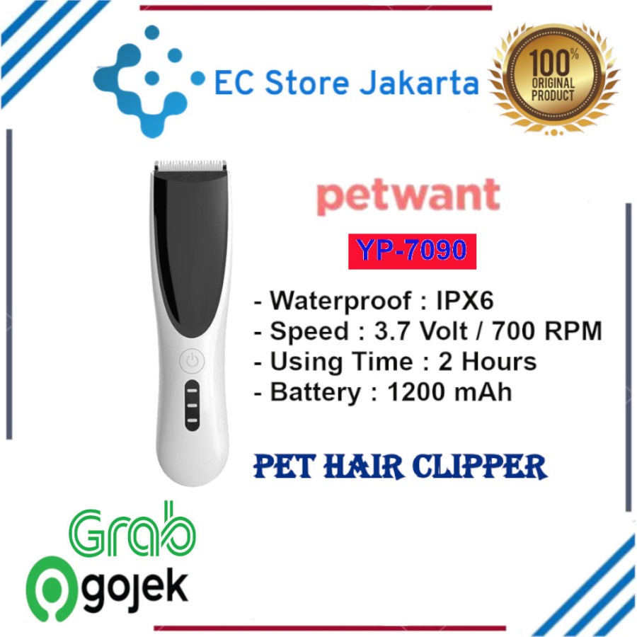 PETWANT YP7090 Pet Hair Clipper Alat Cukur Bulu Hewan Anjing Kucing