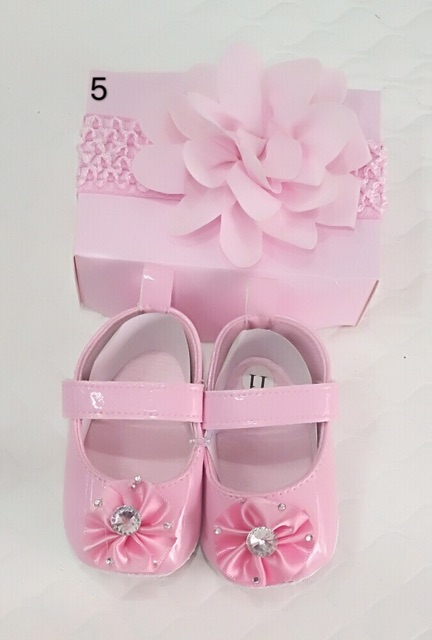 Sepatu bayi bandana perempuan prewalker antiselip 0-9 bulan