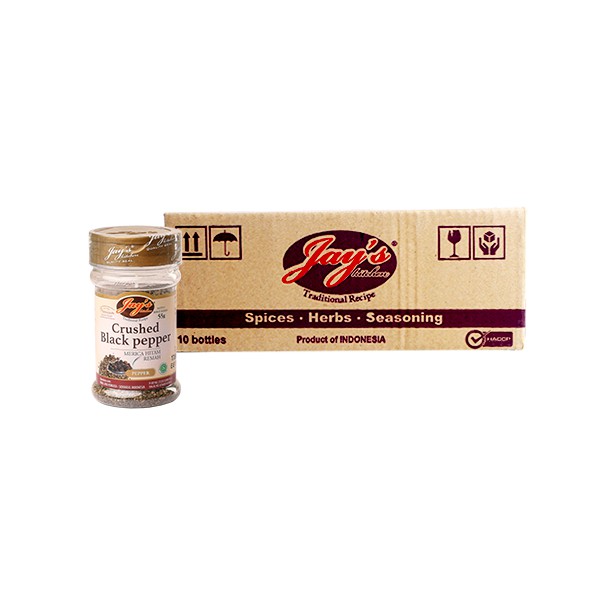 

Jay's Crushed Black Pepper - Box Isi 10