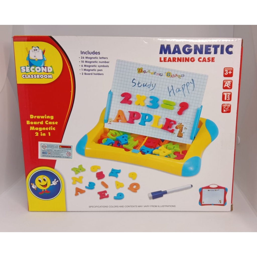 Magnetik Learning Case Drawing Board 2 In 1 Magnetik