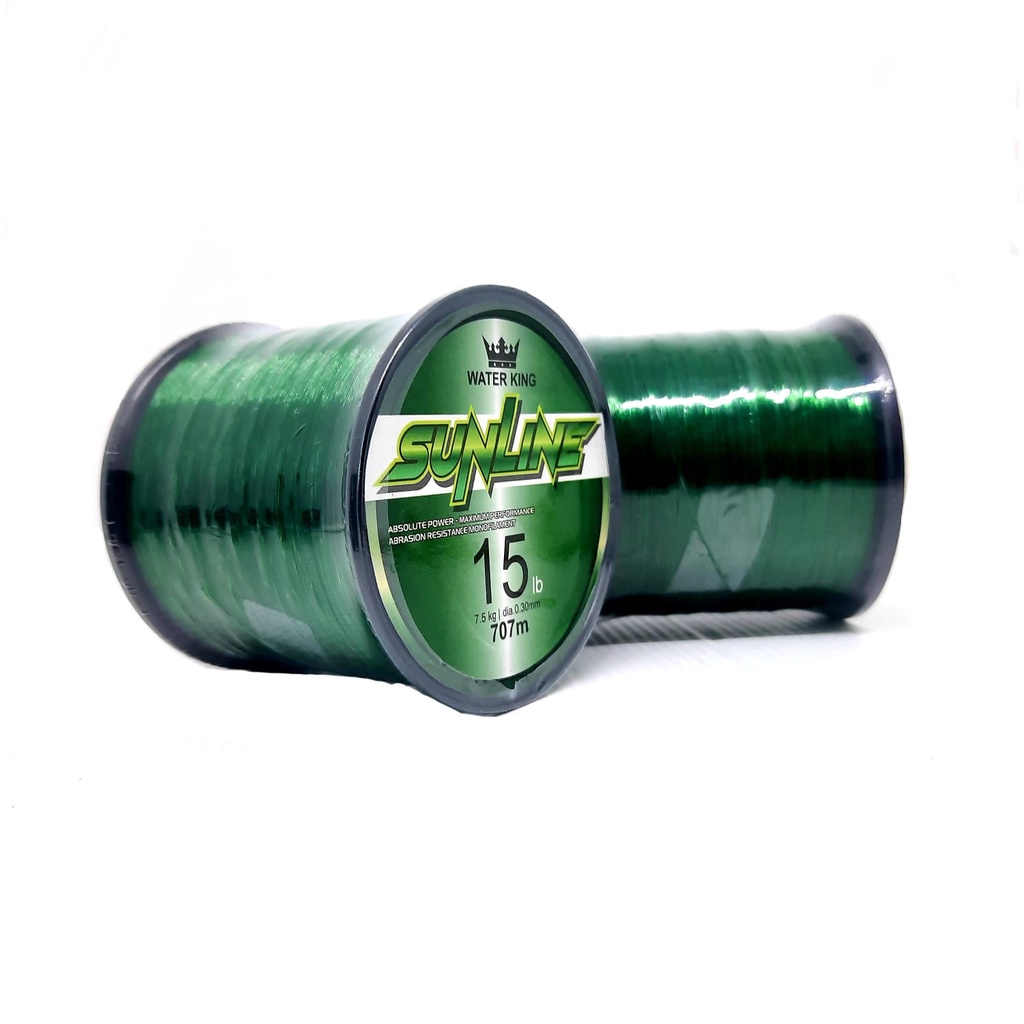 Senar Pancing WATER KING SUNLINE WARNA HIJAU Cepat Tenggelam SPOOL 1/8 Ukuran 0.18MM - 0.65MM