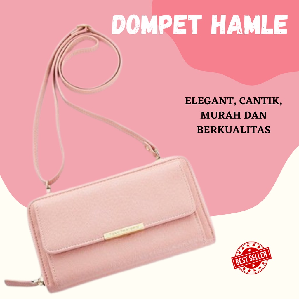 DOMPET HAMLE DOMPET LIPAT WANITA FREE TALI PANJANG