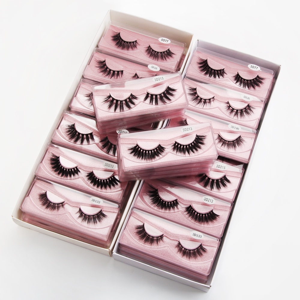 MAGEFY 3D False Eyelashes Natural Lashes Handmade Fluffy Wispy Glam