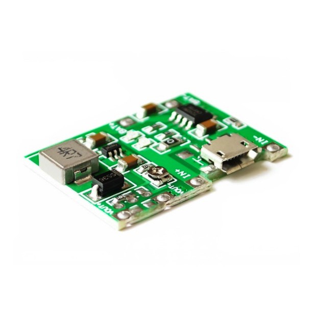 Modul Step Up Charger Baterai Lithium 18650 Terintegrasi