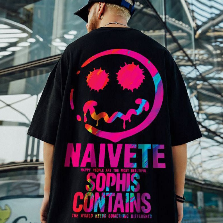 KAOS BIG SIZE NAIVETE  3XL - 6XL KAOS PRIA JUMBO BIG SIZE 2XL 3XL 4XL 5XL 6XL KAOS