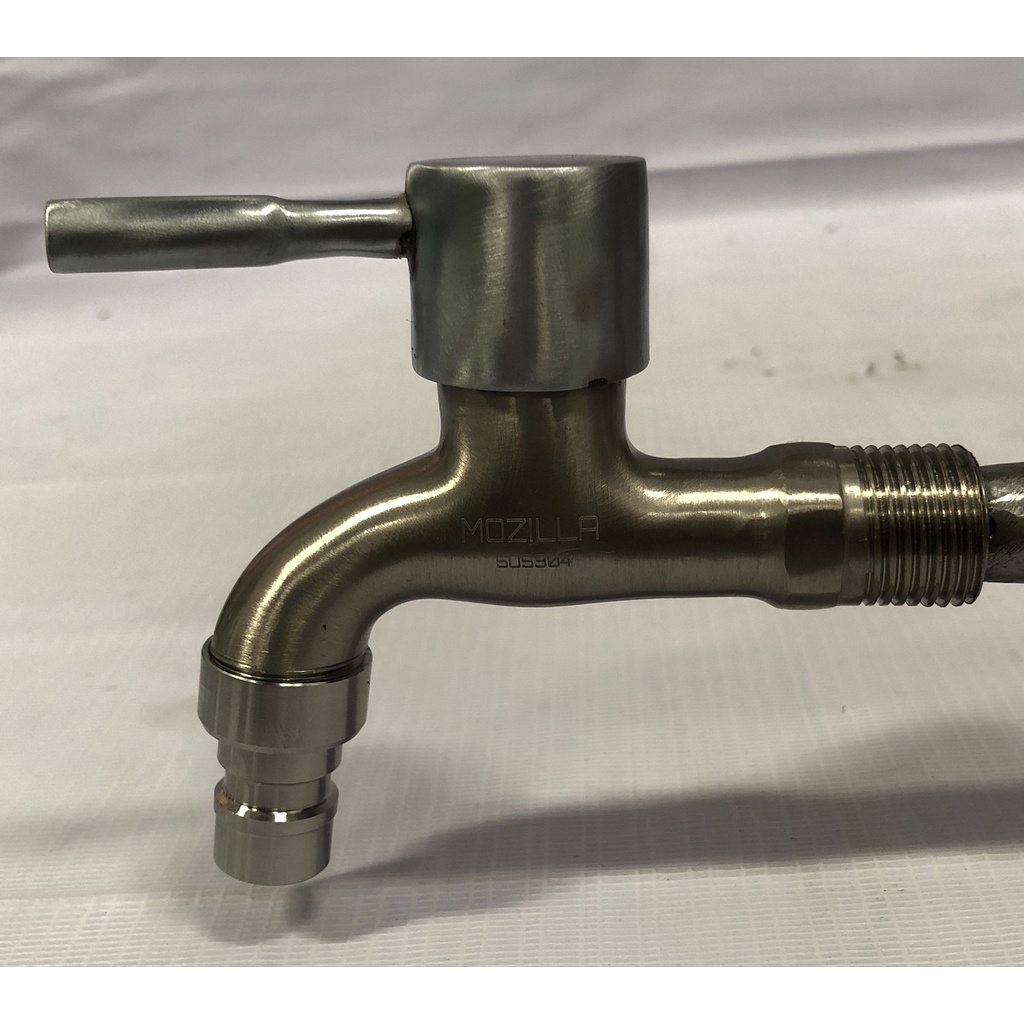 KERAN AIR TAMAN KRAN TAMAN LURUS STAINLESS SUS304 MOZILLA - 01945