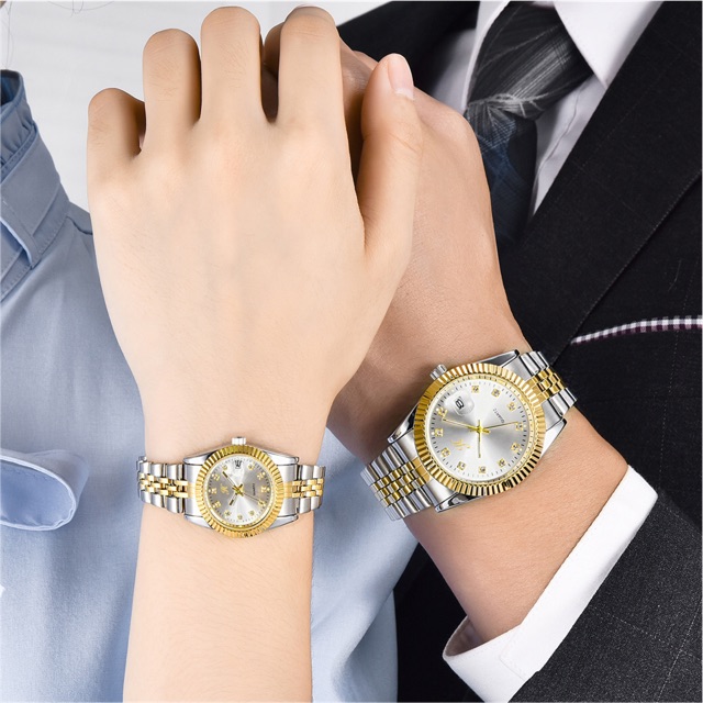 Jam Tangan Titanium Wanita Pria Keren Jimshoney 8045 / Couple Watch Branded Jims Honey Original