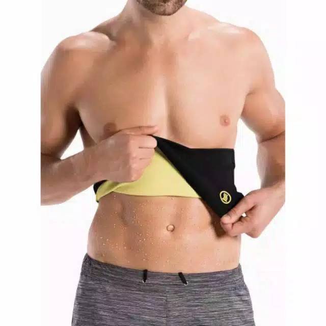 Korset Pria Hot Shaper Men Slim Weist Belt Alat Pengecil Perut Pria Pembentuk Otot Pelangsing Wanita