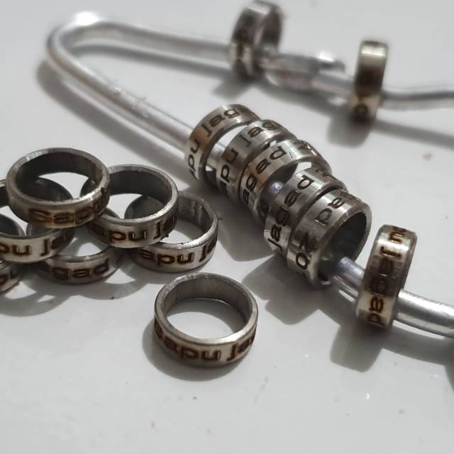 Ring Burung baja slim untuk merpati 25 pcs