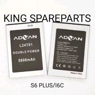 BATERE BATRE BATERAI BATTERY ADVAN S6 PLUS I6C L24T01 ORIGINAL