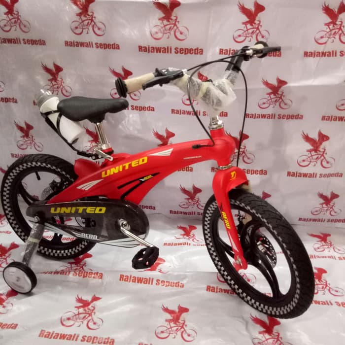 Sepeda anak 16 bmx united aero doble cakram frame:magnesium alloy ML0416