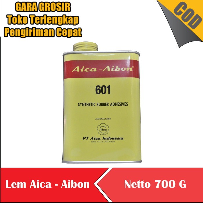 

LEM AICA AIBON 700 GR LEM KUNING 601 700 GRAM PEREKAT SERBAGUNA