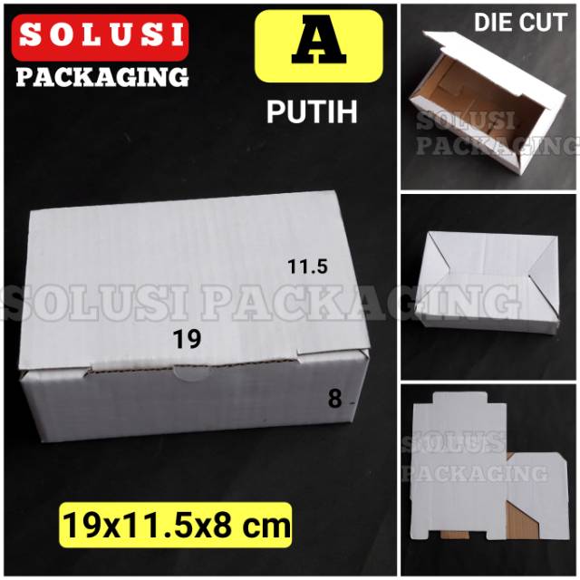 isi 10pcs KARDUS KOTAK 19X11.5X8 PUTIH tipe A | KARDUS PACKING KARDUS POLOS KARDUS SEPATU KOTAK AKSE