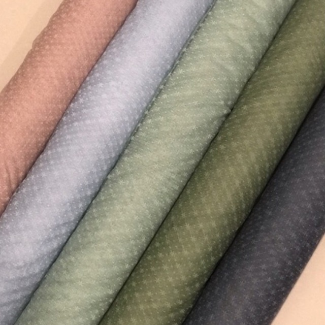 Kain Tile Dot Salju Bintang Tulle Snow Flakes Kain Kebaya Brokat