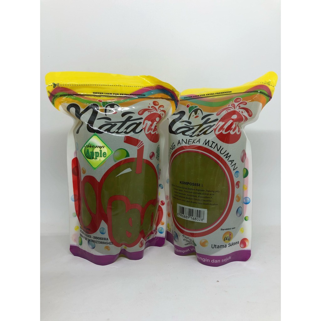 Popping Boba Apel 500g - Jelly Mutiara - Topping Minuman Kekinian