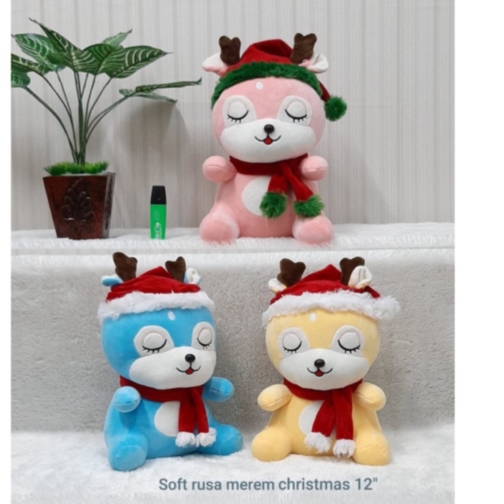 Boneka Rusa Merem Christmas 12&quot;/32cm/Boneka Natal/Kado Natal/Hiasan Natal