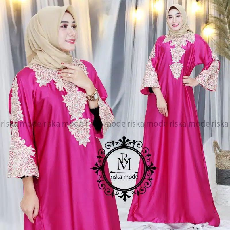 FASHION MUSLIM/GAMIS KAFTAN NURLELA/GAMIS LEBARAN/SERAGAMAN LEBARAN