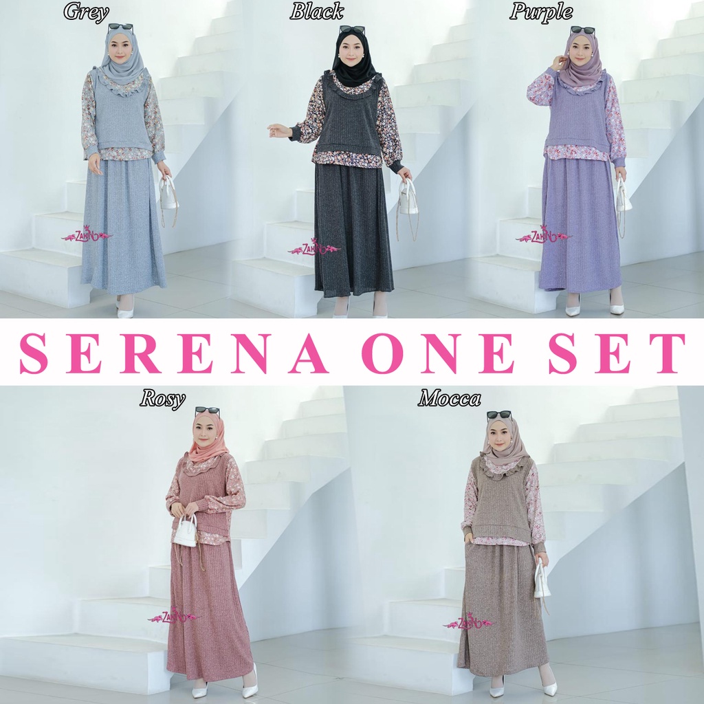 Serena One Set Ori Zahin Bahan Knit Mix Shakila
