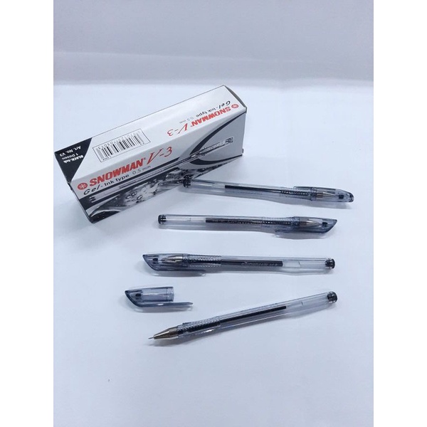 

pulpen SNOWMAN V3 HITAM.BIRU 0.5