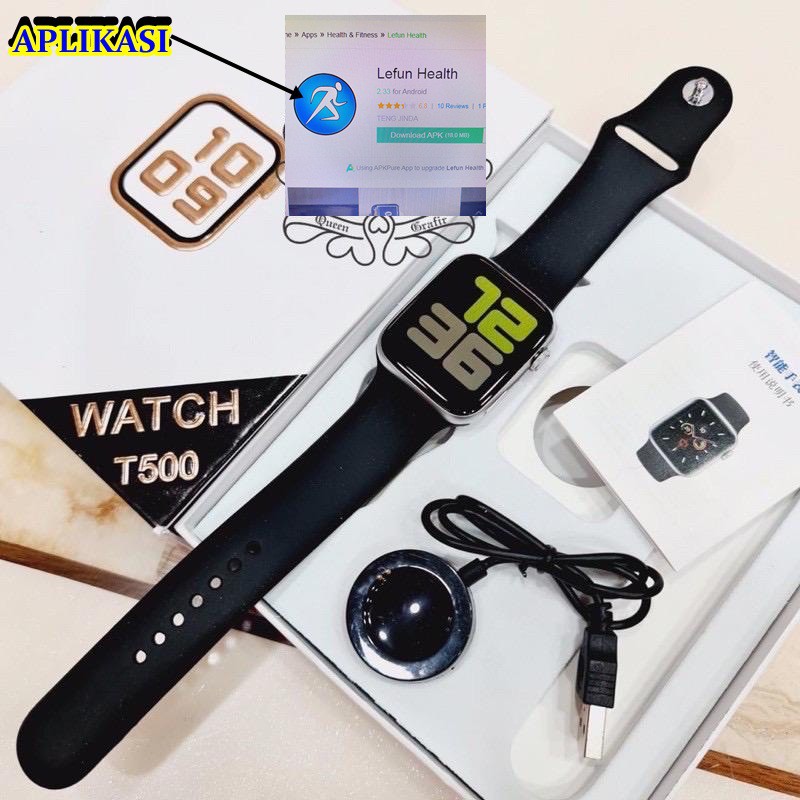 Promo [COD] Jam ORIGINAL Smartwatch T500 T55 For ANDROID &amp; IOS