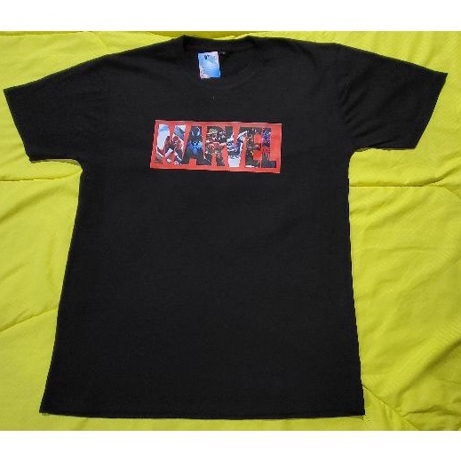 KAOS DISTRO KARAKTER MARVEL ANIME SABLON DEPAN BELAKANG pakaian kaos baju animasi kartun gambar