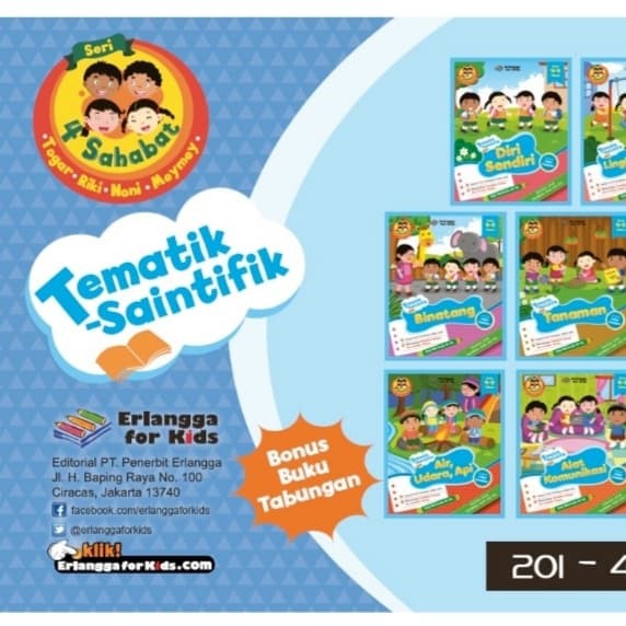 PAKET SERI 4SAHABAT-TEMATIK SAINTIFIK 4-5TH EFK