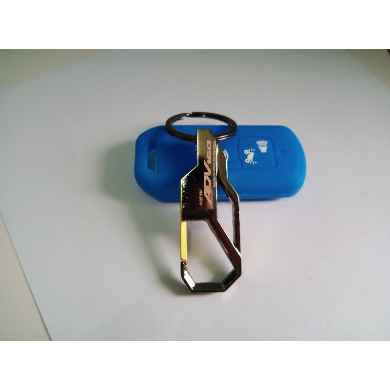PAKET GANTUNGAN KUNCI LOGO ADV 160 DAN COVER REMOTE ADV 160 ORIGINAL