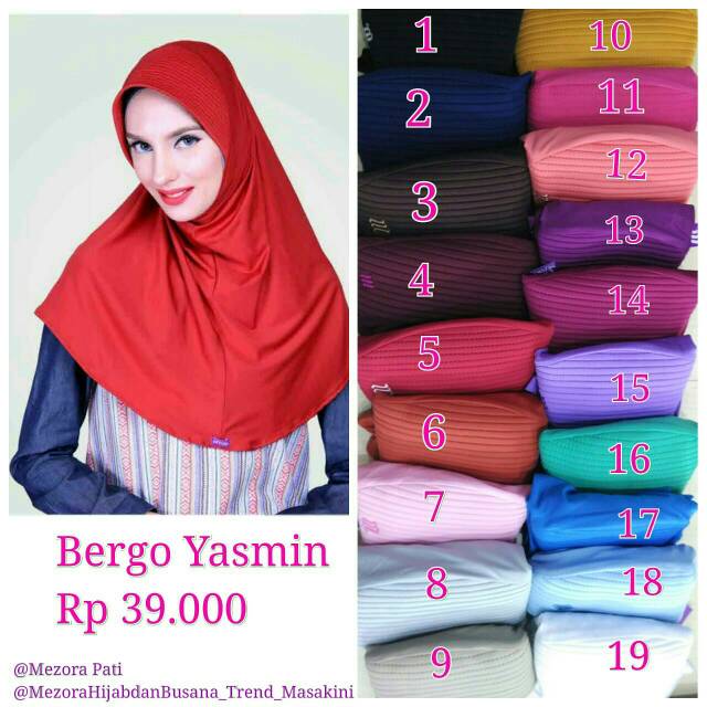 Bergo Yasmin Mezora