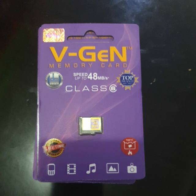 Vgen memory card micro SD class 6 8giga 8G