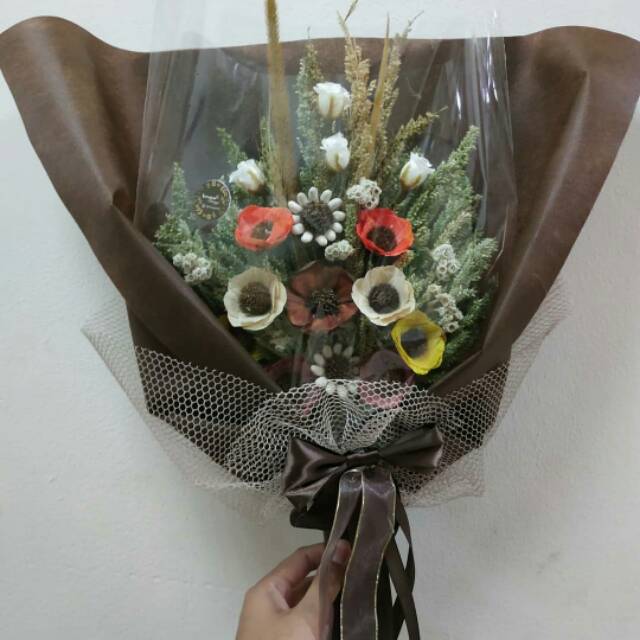 Buket bunga wisuda buket bunga kering