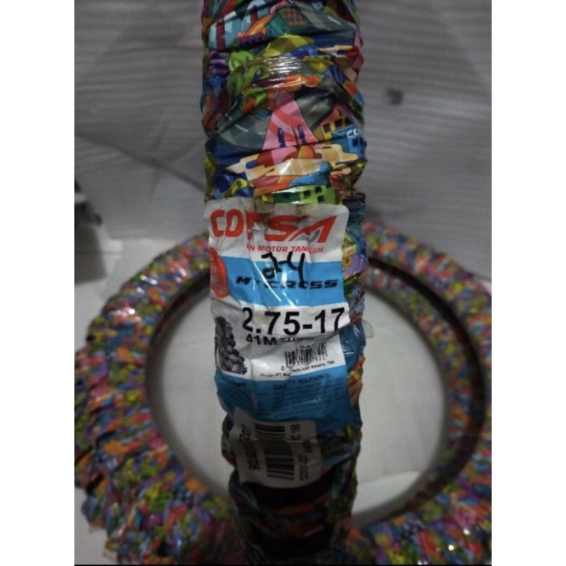 BAN LUAR CORSA MT CROSS TRAIL 275-17 RING 17 TUBETYPE 1PC