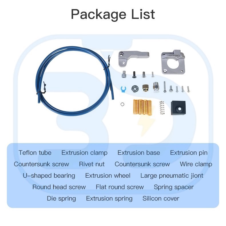 CREALITY 3D Printer Original Extruder and Capricorn PTFE Tube Package