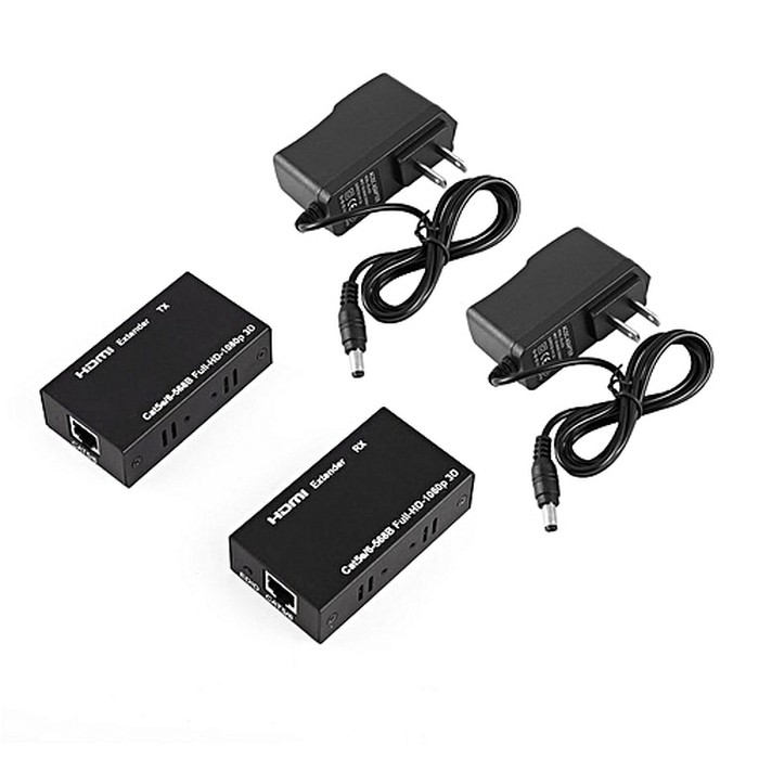 Hdmi Extender 60M By Lan Kabel Cat5/Cat 6 Lexcron - HDMI Extender Lexcron 60M