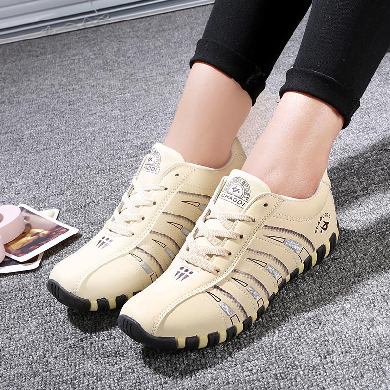  Sepatu  Sneakers Wanita  Model Lace Up Casual  Vulcanized 