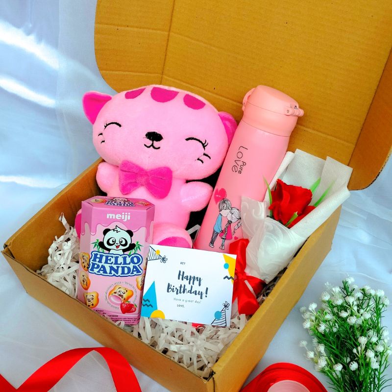 HAMPERS BOX BONEKA MIX LUCU/ GIFT BOX KADO WISUDA BIRTHDAY MURAH / KADO PERNIKAHAN TERMURAH TERLARIS