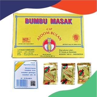 Jual Penyedap Rasa Bumbu Masak Cap Atoom Bulan / Atom Bulan 1 Box Isi ...