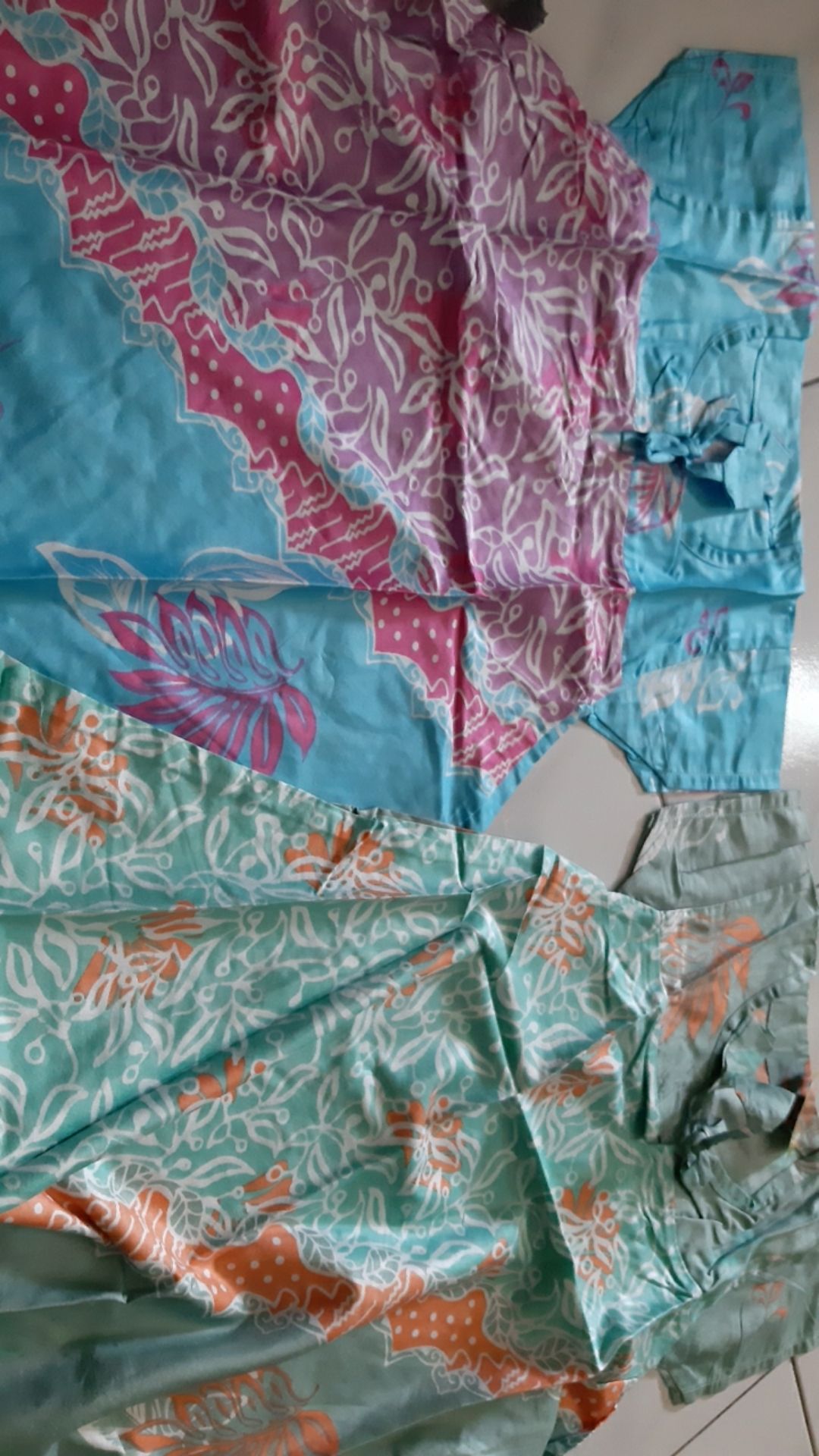 Daster Batik Anak Perempuan 3,4,5 Tahun Warna Soft