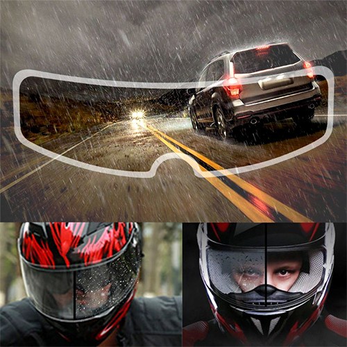 Stiker Helm Anti Fog Rain Helm Motor Hujan Kabut anti embun ScreenGuard Kaca helm motor Fog RainProof Film