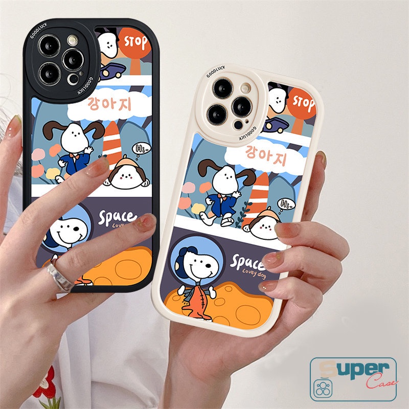 Soft Case TPU Motif Snoopy Untuk iPhone 11 12 13 Pro MAX XR 6 6s 7 8 Plus 7plus 8plus X XS MAX SE 2020