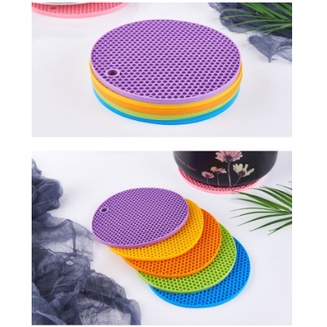 Tatakan Alas Meja Silikon Anti Panas Anti Slip - Tatakan Panci Silikon